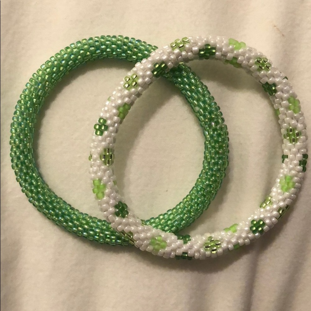 St. Patrick’s days lily and Laura bracelets